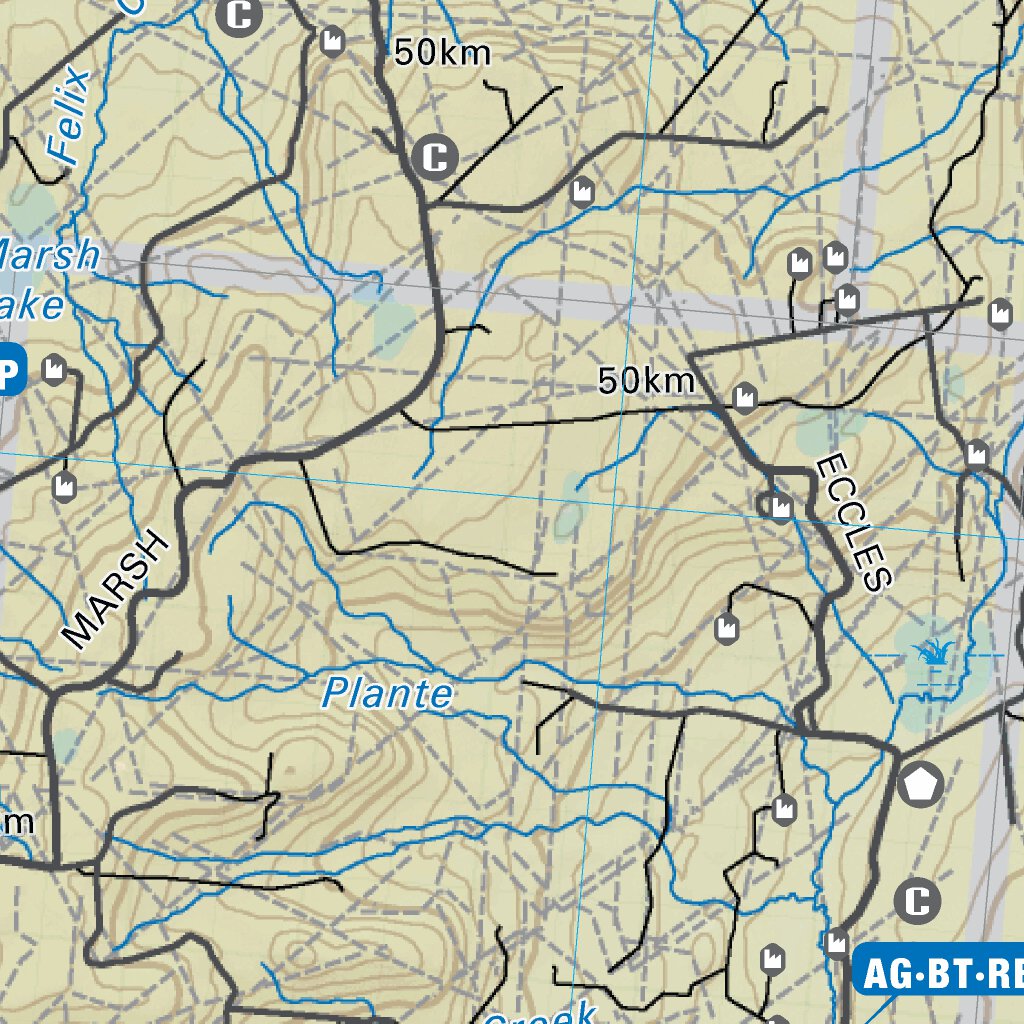 WMU 344 Wildhay – Alberta Hunting Topo Map by Backroad Mapbooks