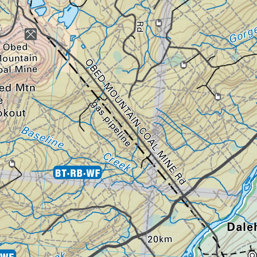 WMU 344 Wildhay – Alberta Hunting Topo Map by Backroad Mapbooks