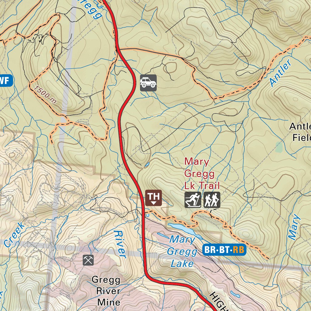 WMU 438 Coalspur – Alberta Hunting Topo Map by Backroad Mapbooks ...