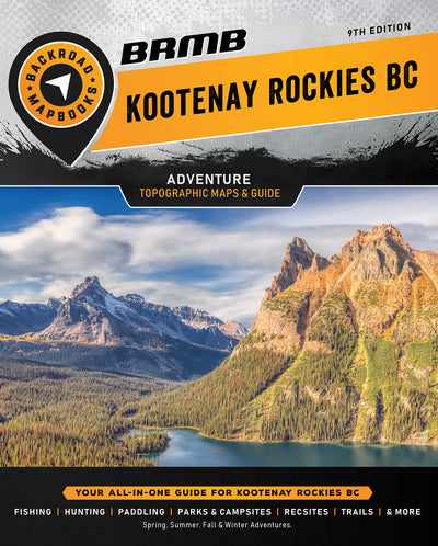 Backroad Mapbooks Backroad Mapbook Kootenay Rockies BC 9th ed (KRBC Map Bundle) bundle