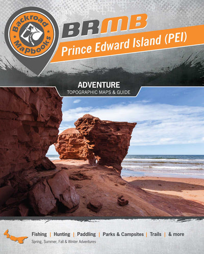 Backroad Mapbooks Backroad Mapbook Prince Edward Island (PEI Map Bundle) bundle