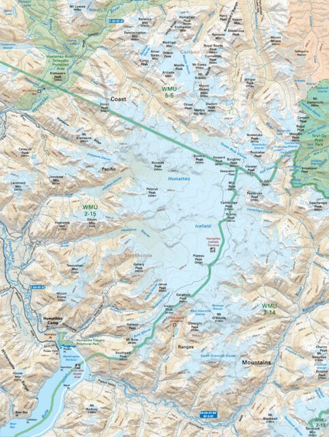 Backroad Mapbooks CCBC01 Homathko River - Cariboo Chilcotin Coast BC Topo digital map
