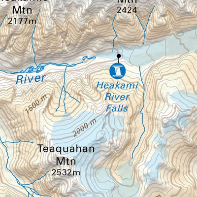 CCBC01 Homathko River - Cariboo Chilcotin Coast BC Topo Preview 3