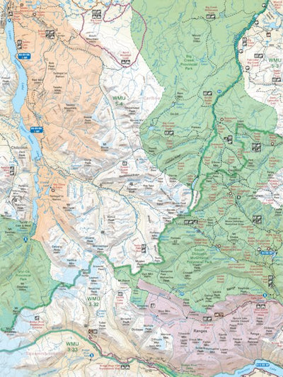 CCBC03 South Chilcotin Provincial Park - Cariboo Chilcotin Coast BC Topo Preview 1