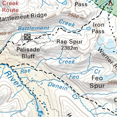 CCBC03 South Chilcotin Provincial Park - Cariboo Chilcotin Coast BC Topo Preview 2