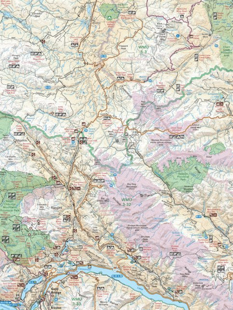CCBC04 Gold Bridge - Cariboo Chilcotin Coast BC Topo Preview 1