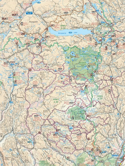 CCBC07 Bonaparte Lake - Cariboo Chilcotin Coast BC Topo Preview 1