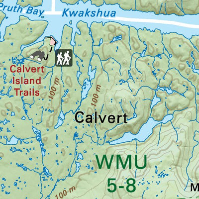 Backroad Mapbooks CCBC08 Calvert Island - Cariboo Chilcotin Coast BC Topo digital map