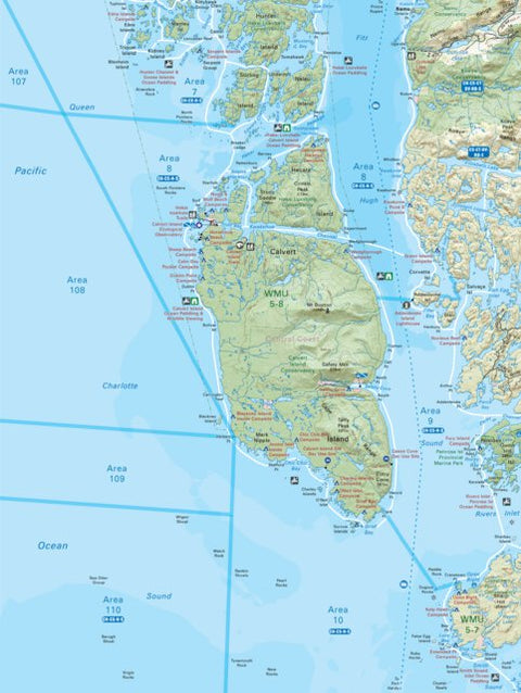 CCBC08 Calvert Island - Cariboo Chilcotin Coast BC Topo Preview 1