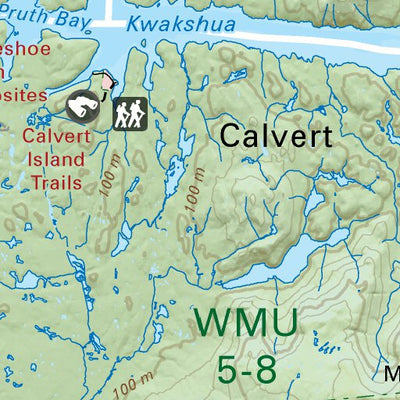 CCBC08 Calvert Island - Cariboo Chilcotin Coast BC Topo Preview 3