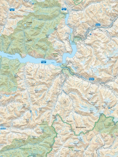 CCBC10 Owikeno Lake - Cariboo Chilcotin Coast BC Topo Preview 1