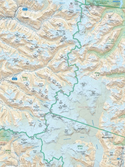 CCBC11 Fang Peak - Cariboo Chilcotin Coast BC Topo Preview 1