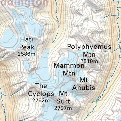 CCBC12 Mount Waddington - Cariboo Chilcotin Coast BC Topo Preview 2