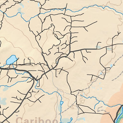 CCBC14 Xeni (Nemaiah Valley) - Cariboo Chilcotin Coast BC Topo Preview 3