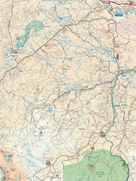 CCBC15 Big Creek Prov Park - Cariboo Chilcotin Coast BC Topo Preview 1