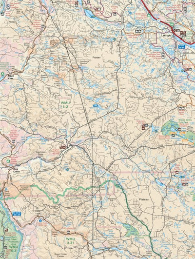 CCBC17 Gustafsen Lake - Cariboo Chilcotin Coast BC Topo Preview 1