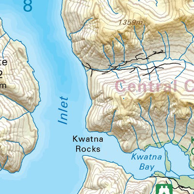 CCBC21 Ocean Falls - Cariboo Chilcotin Coast BC Topo Preview 2