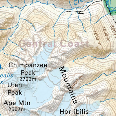CCBC23 Turner Lake - Cariboo Chilcotin Coast BC Topo Preview 2