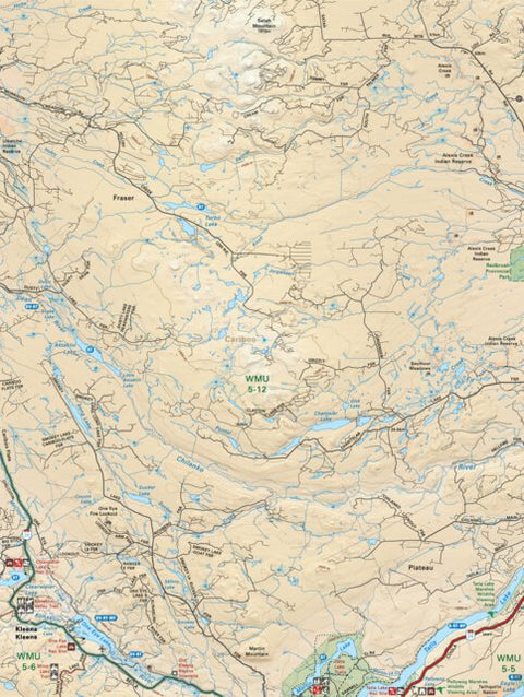 Backroad Mapbooks CCBC25 Kleena Kleene - Cariboo Chilcotin Coast BC Topo digital map