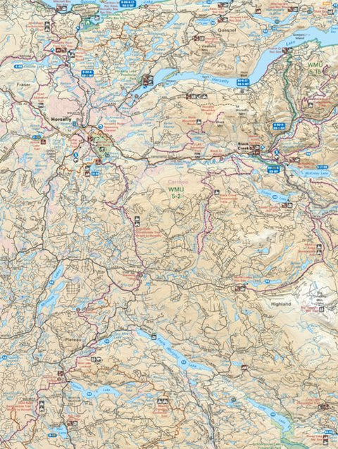 CCBC30 Horsefly - Cariboo Chilcotin Coast BC Topo Preview 1