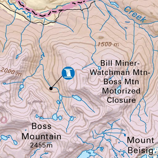 CCBC31 Hendrix Lake - Cariboo Chilcotin Coast BC Topo Map by Backroad ...