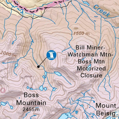 CCBC31 Hendrix Lake - Cariboo Chilcotin Coast BC Topo Preview 2