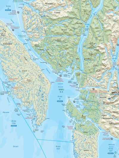 CCBC33 Kitasoo Spirit Bear Conservancy - Cariboo Chilcotin Coast BC Topo Preview 1