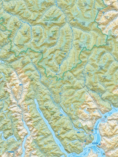 CCBC35 Cascade Sutslem Conservancy - Cariboo Chilcotin Coast BC Topo Preview 1