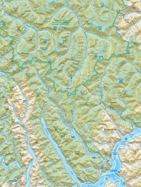 CCBC35 Cascade Sutslem Conservancy - Cariboo Chilcotin Coast BC Topo Preview 1