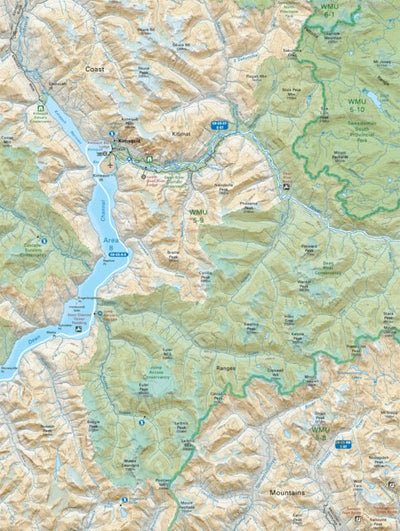 CCBC36 Kimsquit - Cariboo Chilcotin Coast BC Topo Preview 1