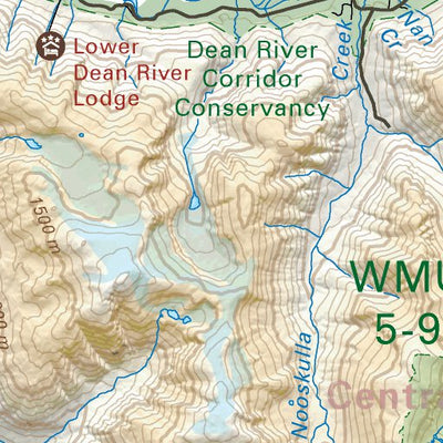 CCBC36 Kimsquit - Cariboo Chilcotin Coast BC Topo Preview 3