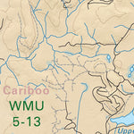 CCBC41 Nazko - Cariboo Chilcotin Coast BC Topo Preview 2