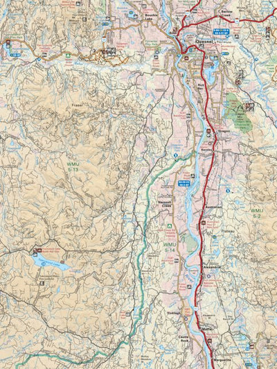 CCBC42 Quesnel - Cariboo Chilcotin Coast BC Topo Preview 1