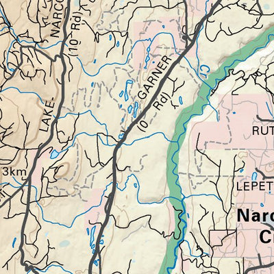 CCBC42 Quesnel - Cariboo Chilcotin Coast BC Topo Preview 2