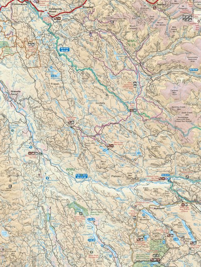 CCBC43 Quesnel Forks - Cariboo Chilcotin Coast BC Topo Preview 1