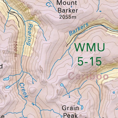 CCBC44 Likely - Cariboo Chilcotin Coast BC Topo Preview 2