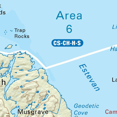 CCBC46 Campania Island - Cariboo Chilcotin Coast BC Topo Preview 2