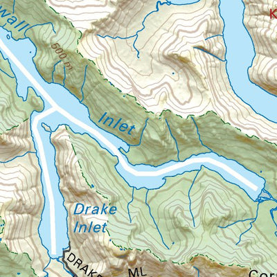 CCBC47 Butedale - Cariboo Chilcotin Coast BC Topo Preview 2