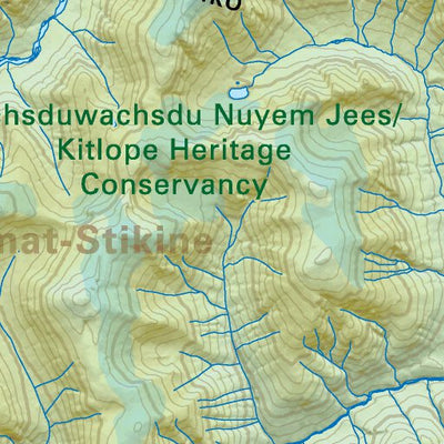 Backroad Mapbooks CCBC49 Upper Kimsquit River Conservancy - Cariboo Chilcotin Coast BC Topo digital map