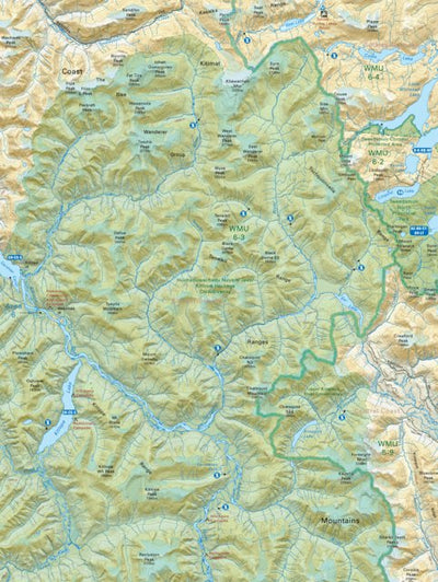 CCBC49 Upper Kimsquit River Conservancy - Cariboo Chilcotin Coast BC Topo Preview 1