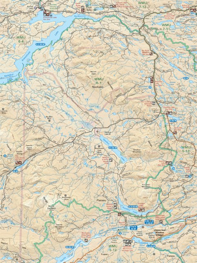 CCBC53 Tatelkuz Lake - Cariboo Chilcotin Coast BC Topo Preview 1