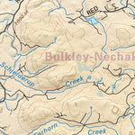 CCBC53 Tatelkuz Lake - Cariboo Chilcotin Coast BC Topo Preview 3