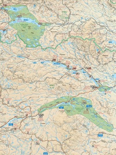 CCBC54 Kluskoil Lake - Cariboo Chilcotin Coast BC Topo Preview 1