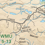 CCBC54 Kluskoil Lake - Cariboo Chilcotin Coast BC Topo Preview 2