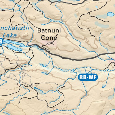 CCBC54 Kluskoil Lake - Cariboo Chilcotin Coast BC Topo Preview 3