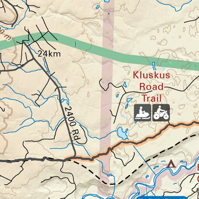 CCBC55 Blackwater River - Cariboo Chilcotin Coast BC Topo Preview 2