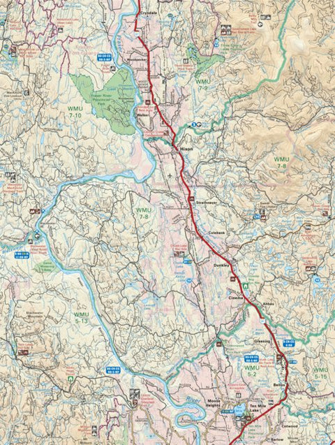 CCBC56 Hixon - Cariboo Chilcotin Coast BC Topo Preview 1