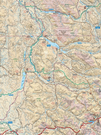 CCBC57 Wells - Cariboo Chilcotin Coast BC Topo Preview 1