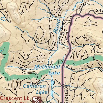 CCBC57 Wells - Cariboo Chilcotin Coast BC Topo Preview 2