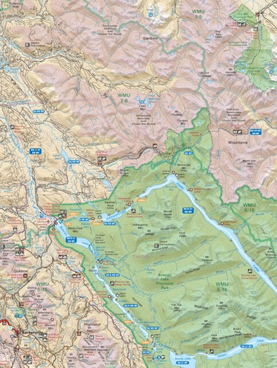 CCBC58 Barkerville - Cariboo Chilcotin Coast BC Topo Preview 1